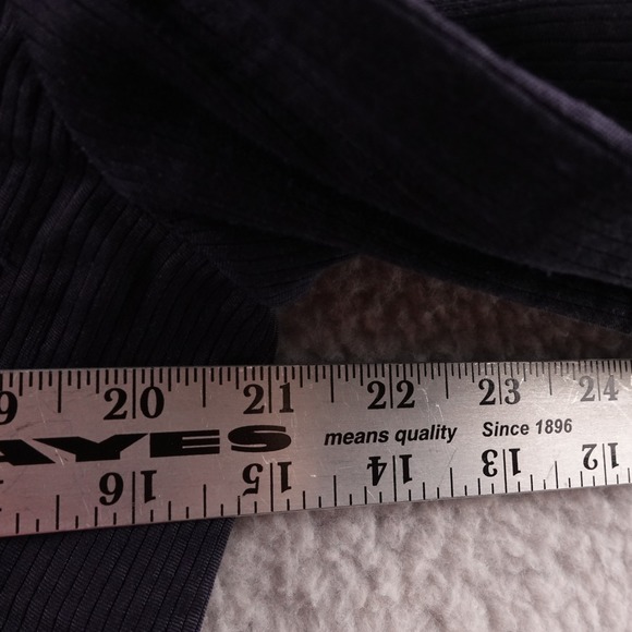 Vintage Emporio Armani Navy Light Weight Corduroy Blazer Mens 48 Made in Italy - Picture 9 of 12